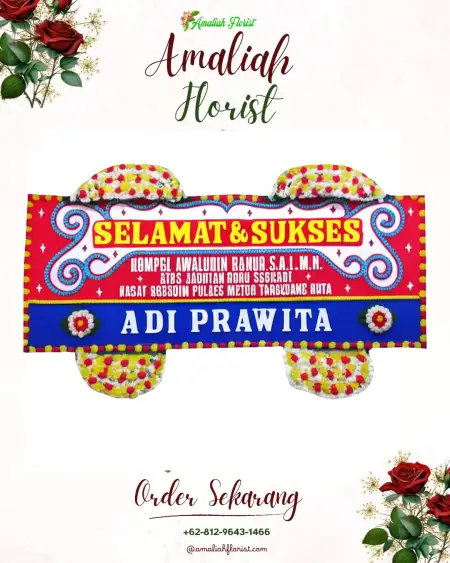 Papan Bunga Ucapan Selamat Pengarengan